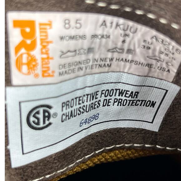 Timberland Women’s Pro Hightower Waterproof Alloy Toe Work Boot Size US 8.5 - Picture 10 of 11